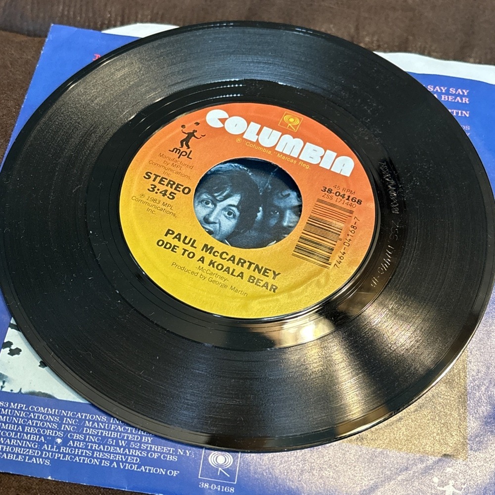 RARE LP VINYL ALBUM: McCartney & Jackson - Say Say Say PROMO (FH) Excellent - Picture 5 of 5